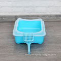 Wholesale self-cleaning big plastic cat litter box